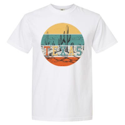 VIntage Texas Desert Cactus Emblem Garment-Dyed Heavyweight T-Shirt