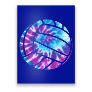 Volleyball Tie Dye Blue Purple Poster