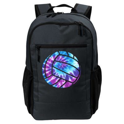 Volleyball Tie Dye Blue Purple Daily Commute Backpack