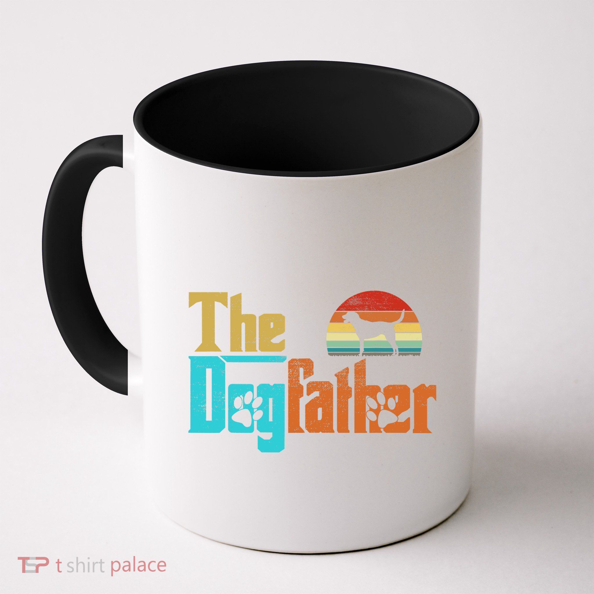 Vintage The Dogfather Goldador Dog Owner Mug