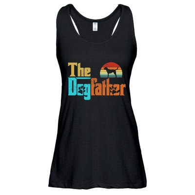 Vintage The Dogfather Goldador Dog Owner Ladies Essential Flowy Tank