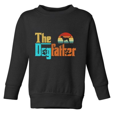 Vintage The Dogfather Goldador Dog Owner Toddler Sweatshirt