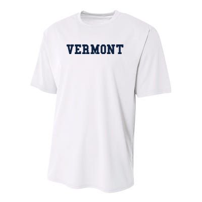 Vermont Throwback Design Classic Youth Performance Sprint T-Shirt