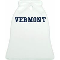 Vermont Throwback Design Classic Ceramic Bell Ornament