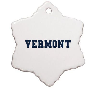 Vermont Throwback Design Classic Ceramic Star Ornament