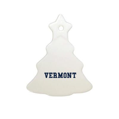 Vermont Throwback Design Classic Ceramic Tree Ornament