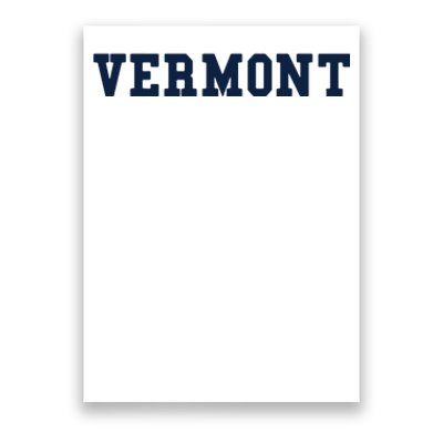 Vermont Throwback Design Classic Poster