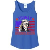 Vintage Thomas Drunkerson Patriotic 4th Of July Flag Funny Gift Ladies Essential Tank