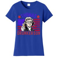 Vintage Thomas Drunkerson Patriotic 4th Of July Flag Funny Gift Women's T-Shirt