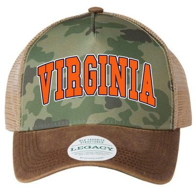 Virginia Throwback Design Classic Legacy Tie Dye Trucker Hat