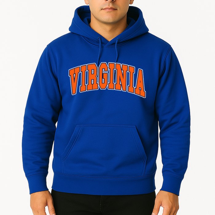 Virginia Throwback Design Classic Hoodie