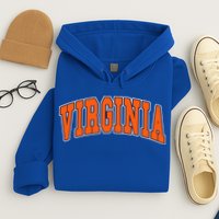 Virginia Throwback Design Classic Hoodie