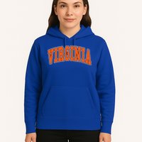 Virginia Throwback Design Classic Hoodie