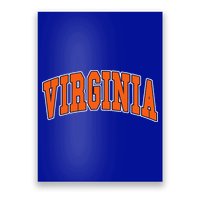 Virginia Throwback Design Classic Poster