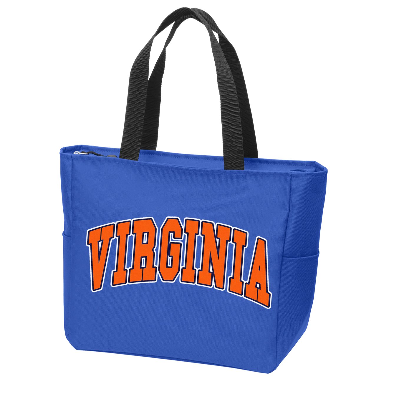 Virginia Throwback Design Classic Zip Tote Bag