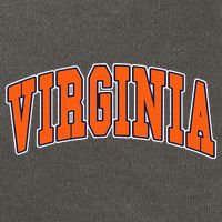 Virginia Throwback Design Classic Cotton Canvas Backpack