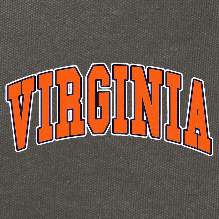Virginia Throwback Design Classic Cotton Canvas Backpack
