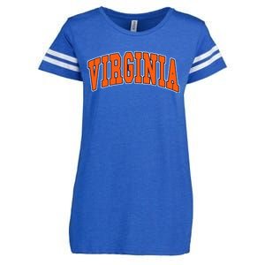 Virginia Throwback Design Classic Enza Ladies Jersey Football T-Shirt