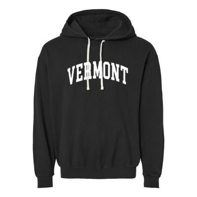 Vermont Throwback Design Classic Garment-Dyed Fleece Hoodie