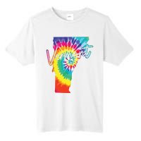 Vermont Tie Dye State Map Pride Hippie Vintage Retro Tall Fusion ChromaSoft Performance T-Shirt