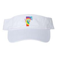 Vermont Tie Dye State Map Pride Hippie Vintage Retro Valucap Bio-Washed Visor