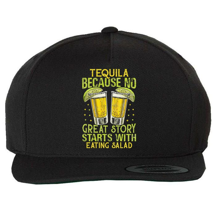 Vintage Tequila Drinkers Liquor Collections Drinking Buddy  Wool Snapback Cap