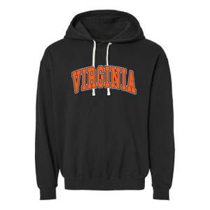 Virginia Throwback Design Classic Garment-Dyed Fleece Hoodie