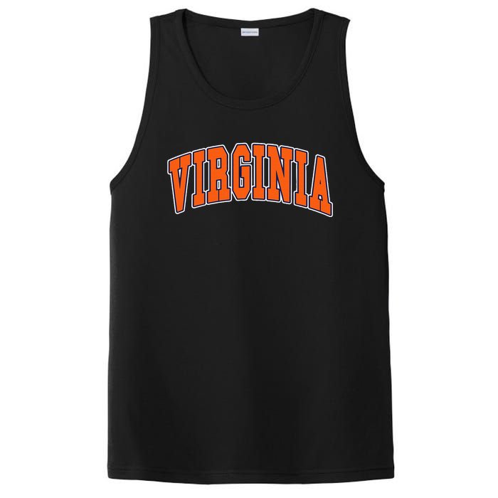 Virginia Throwback Design Classic PosiCharge Competitor Tank