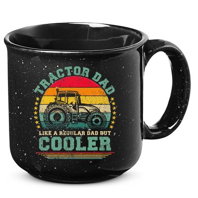 Vintage Tractor Dad Like A Regular Dad Tractor Father's Day 15oz Campfire Ceramic Mug