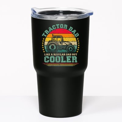 Vintage Tractor Dad Like A Regular Dad Tractor Father's Day Tumbler