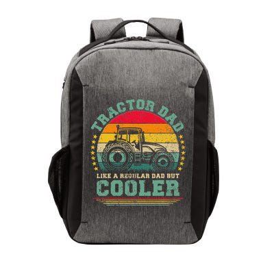 Vintage Tractor Dad Like A Regular Dad Tractor Father's Day Vector Backpack