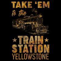 Vintage Take Em To The Train Station Visor