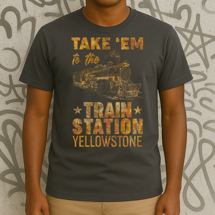 Vintage Take Em To The Train Station T-Shirt