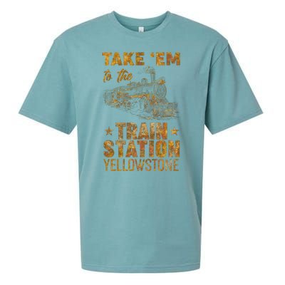 Vintage Take Em To The Train Station Sueded Cloud Jersey T-Shirt