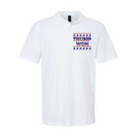 Victory Triumph Election Winner 2024 Trump Won American Flag Softstyle Adult Sport Polo