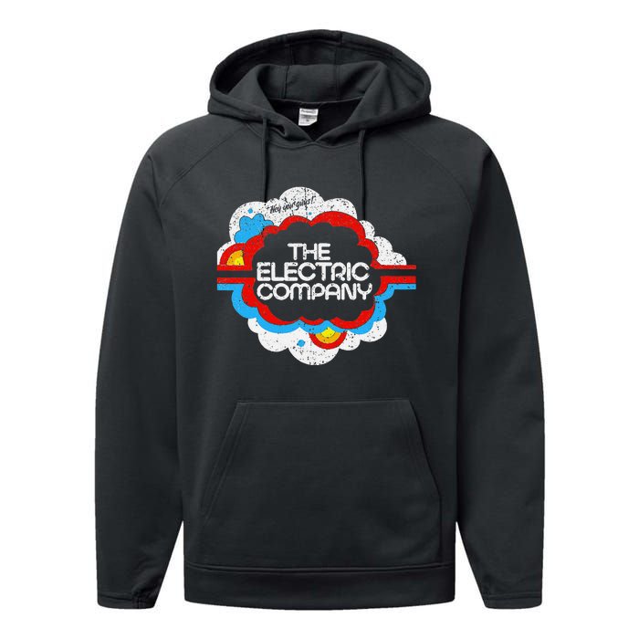 Vintage The Electric Company Performance Fleece Hoodie