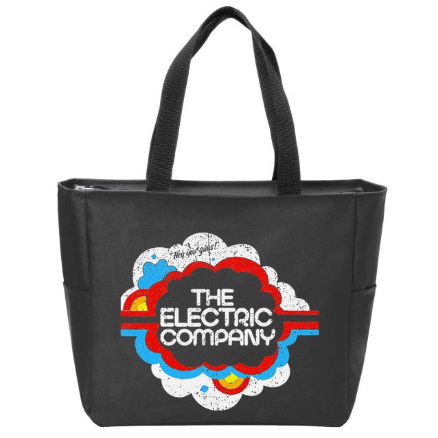 Vintage The Electric Company Zip Tote Bag