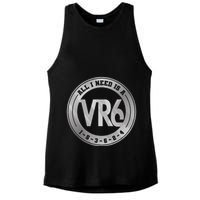 Vr6 Turbo Engine 1 5 3 6 2 4 Car Tuning Six Cylinder Vr6 Ladies PosiCharge Tri-Blend Wicking Tank