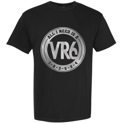Vr6 Turbo Engine 1 5 3 6 2 4 Car Tuning Six Cylinder Vr6 Garment-Dyed Heavyweight T-Shirt