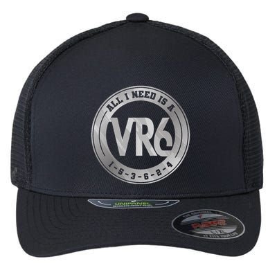 Vr6 Turbo Engine 1 5 3 6 2 4 Car Tuning Six Cylinder Vr6 Flexfit Unipanel Trucker Cap