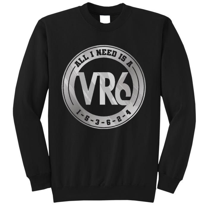 Vr6 Turbo Engine 1 5 3 6 2 4 Car Tuning Six Cylinder Vr6 Sweatshirt