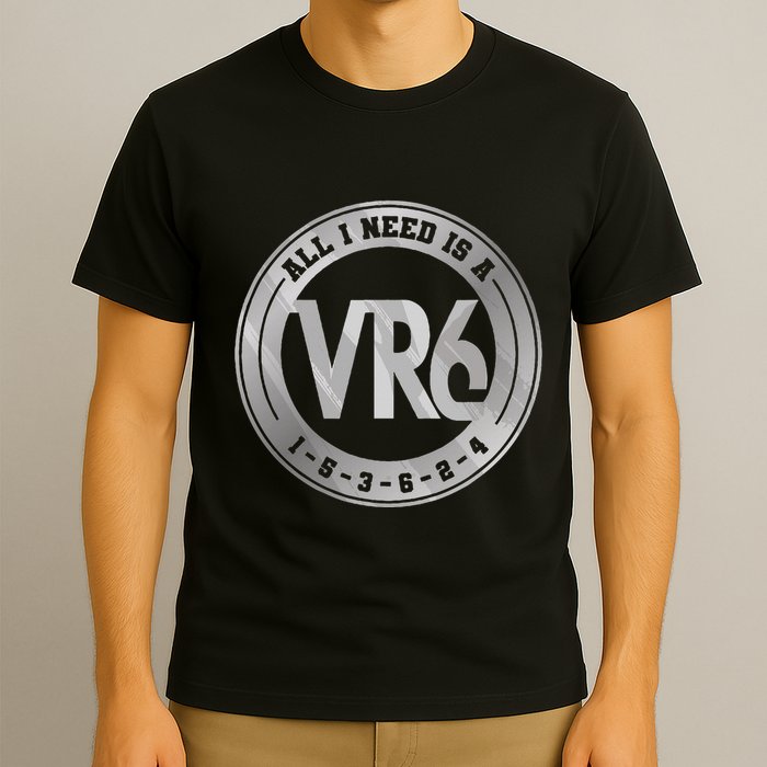 Vr6 Turbo Engine 1 5 3 6 2 4 Car Tuning Six Cylinder Vr6 T-Shirt