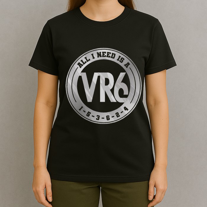 Vr6 Turbo Engine 1 5 3 6 2 4 Car Tuning Six Cylinder Vr6 T-Shirt