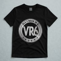 Vr6 Turbo Engine 1 5 3 6 2 4 Car Tuning Six Cylinder Vr6 T-Shirt