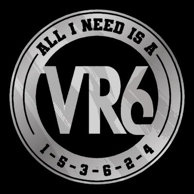 Vr6 Turbo Engine 1 5 3 6 2 4 Car Tuning Six Cylinder Vr6 T-Shirt