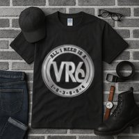 Vr6 Turbo Engine 1 5 3 6 2 4 Car Tuning Six Cylinder Vr6 Tall T-Shirt