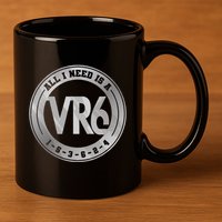 Vr6 Turbo Engine 1 5 3 6 2 4 Car Tuning Six Cylinder Vr6 11oz C Handle Ceramic Mug