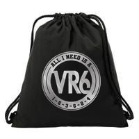 Vr6 Turbo Engine 1 5 3 6 2 4 Car Tuning Six Cylinder Vr6 Drawstring Bag