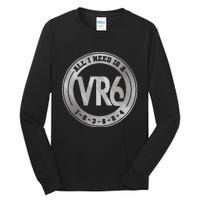 Vr6 Turbo Engine 1 5 3 6 2 4 Car Tuning Six Cylinder Vr6 Tall Long Sleeve T-Shirt