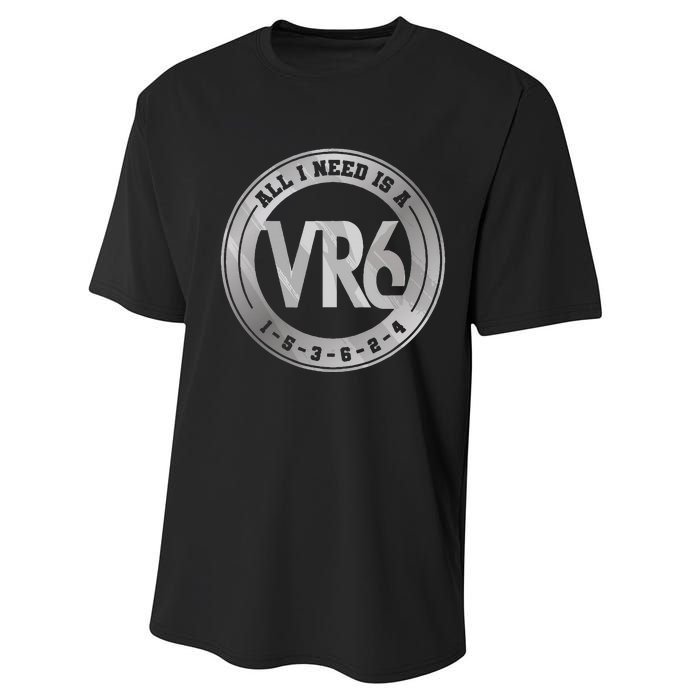 Vr6 Turbo Engine 1 5 3 6 2 4 Car Tuning Six Cylinder Vr6 Performance Sprint T-Shirt